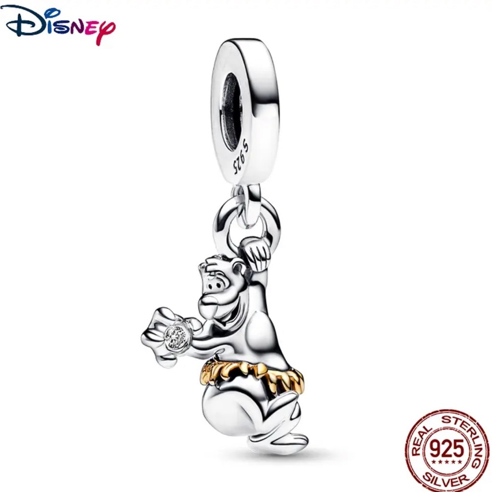 NWOT Disney 100th Anniversary Baloo Diamond Dangle Charm
